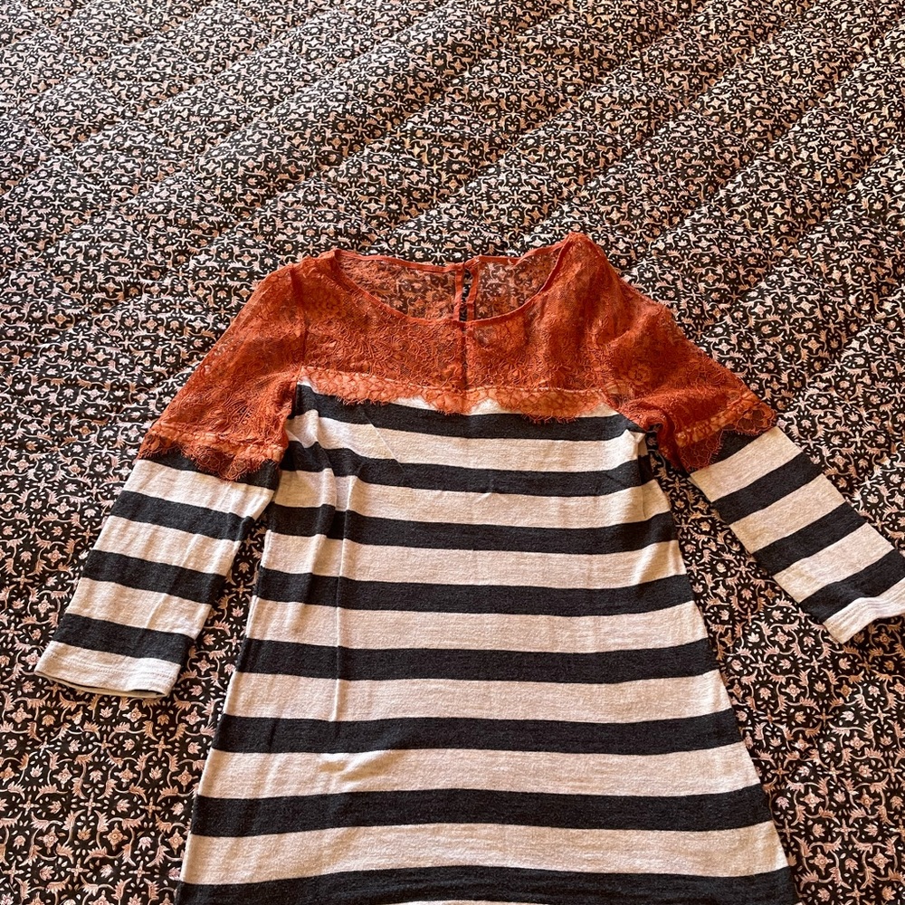 Cotton long sleeve tea from Anthropologie. Size S